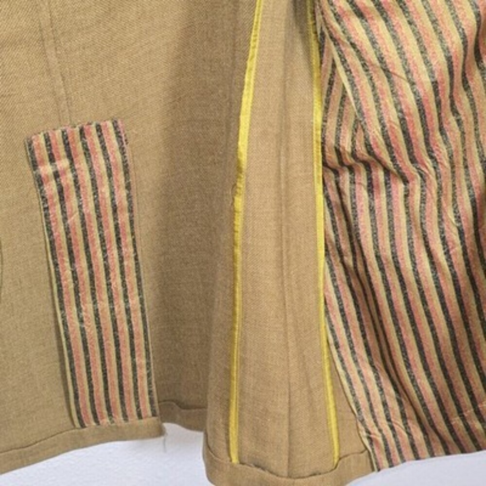 Vintage 1970s Cricketeer Linen Sport Coat Union Made Blazer Men’s 42R - Picture 12 of 12